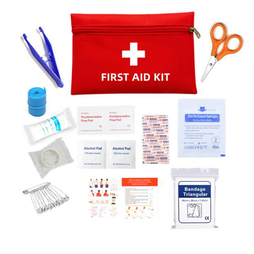 Kit de primeros auxilios de hogar portátil